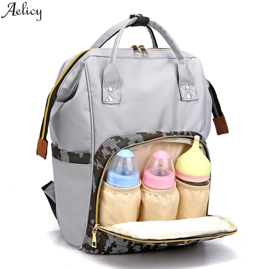 Aelicy Mummy Bags Maternity Large Capacity Oxford Cloth Casual Bag For Outdoor Travel Nursing Soft Backpack | Багаж и сумки
