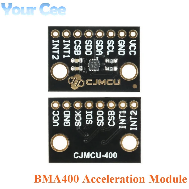 3-осевой акселерометр BMA400, датчик низкой мощности, модуль ускорения BMA400 SPI