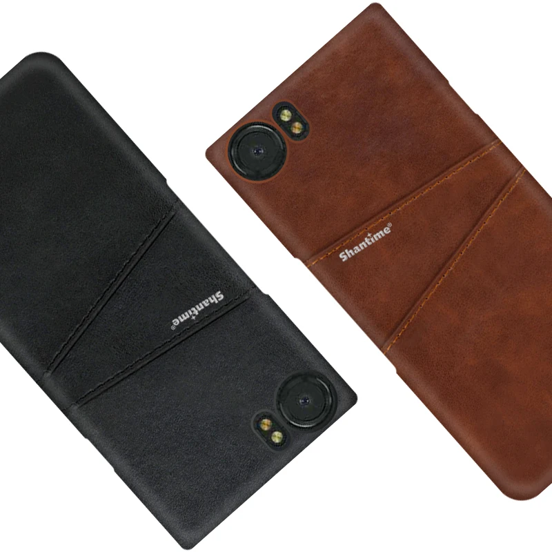 Роскошный винтажный кожаный чехол для BlackBerry Keyone DTEK 70, чехол для телефона BlackBerry Keyone, слот для карт, PU кожаный чехол