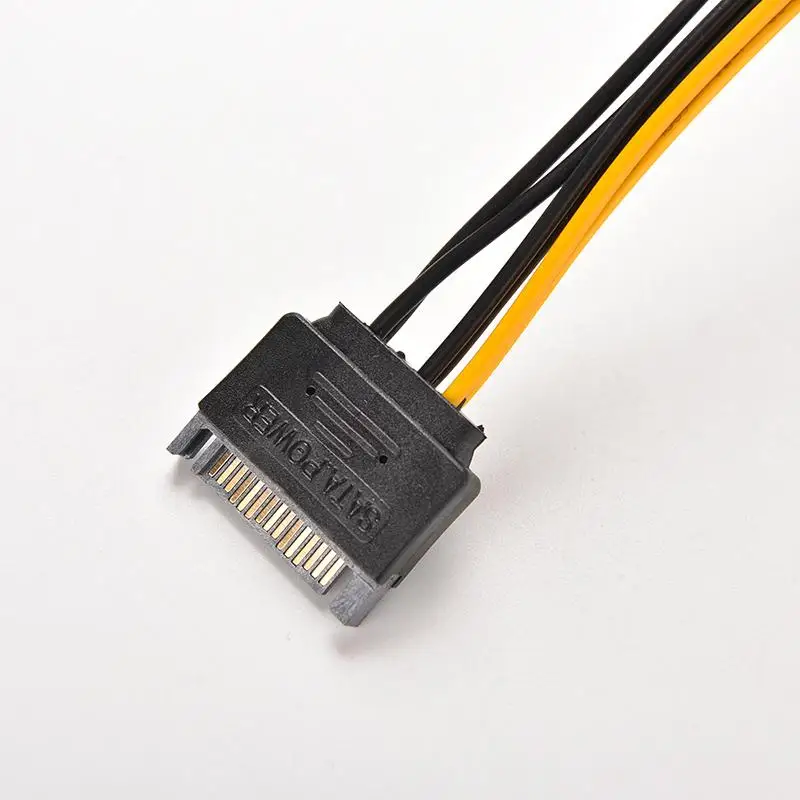1 шт. SATA 15 контактный штекер ATX 6 PCI Express E графическая карта адаптер питания кабель