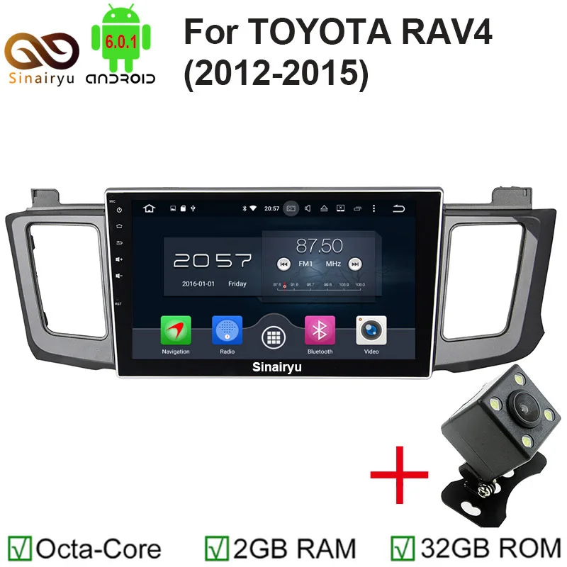 Sinairy Восьмиядерный Android 6.0 автомобиль DVD GPS плеер для Toyota RAV4 RAV 4 2013 2014 2015 2016