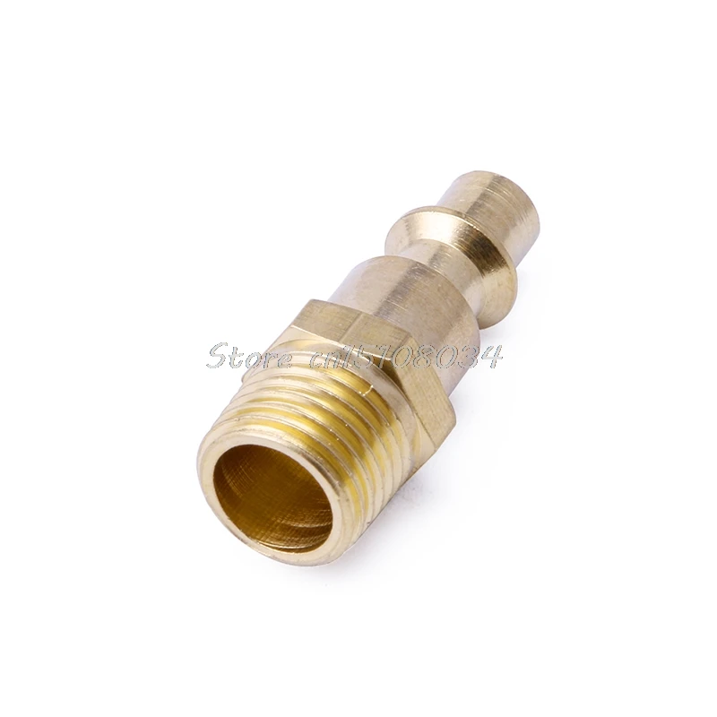 

1Pc Brass Quick Coupler Set Solid Air Hose Connector Fittings 1/4" NPT Tools S08 Wholesale&DropShip