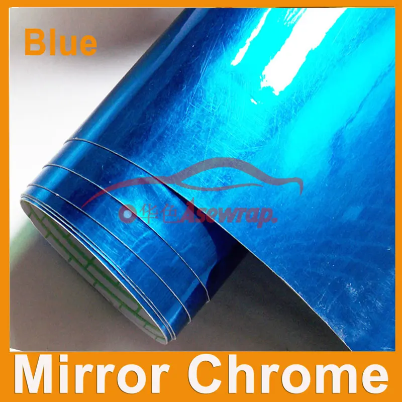 Высококачественная зеркальная хромированная Серебряная виниловая самодельная