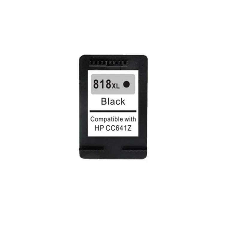 Чернильный картридж 1PK 818 818XL Восстановленный черный для HP DJ D2500 F2418 D2568 D1600 D1668 D2600