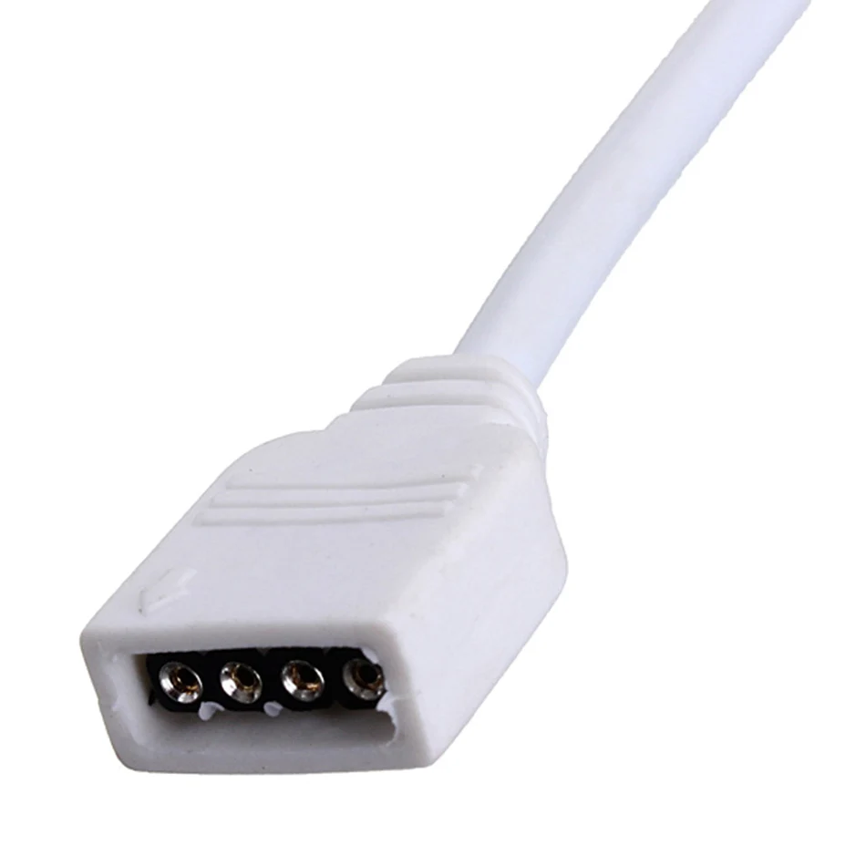 1 до 2 3 4 пути 4 Pin RGB Led разъем с кабелем RGB Светодиодные полосы сплиттер адаптер