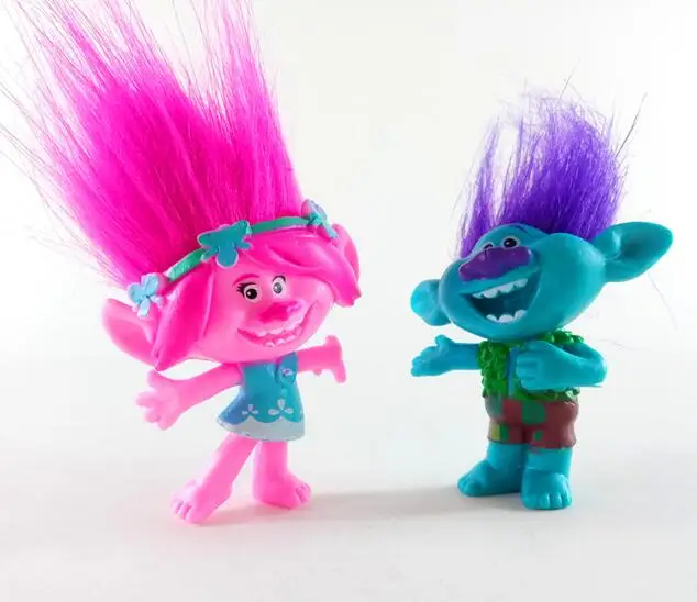 Фигурки троллей Poppy Branch Подарочные игрушки персонажи фильмов Troll Рождество день