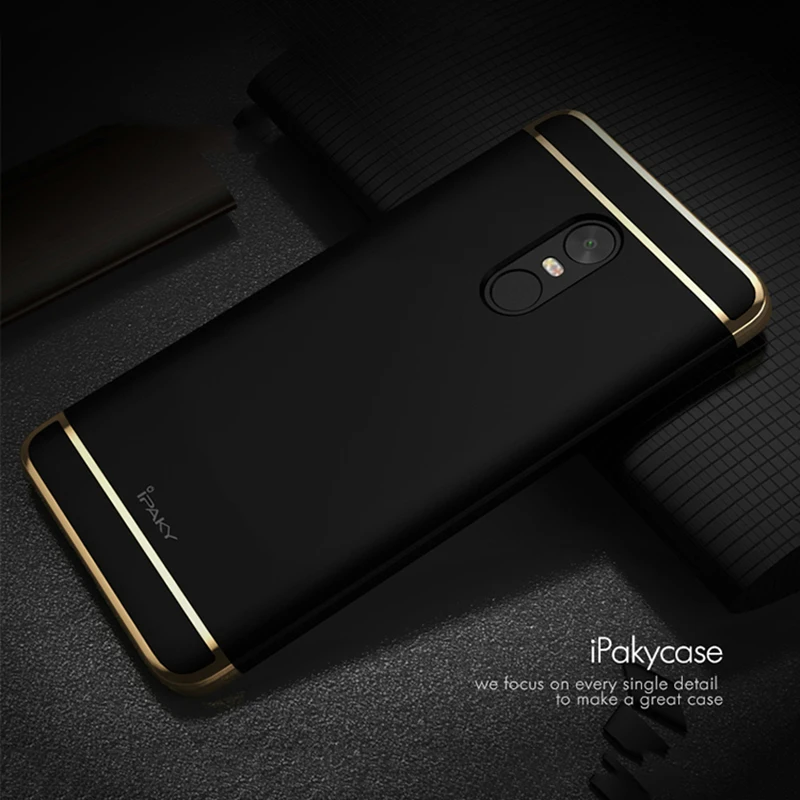 iPaky For Xiaomi Redmi Note 4X Case 3in1 Plating Matte Hard Back Cover Mi Note4X 4 Global Version Phone Cases |