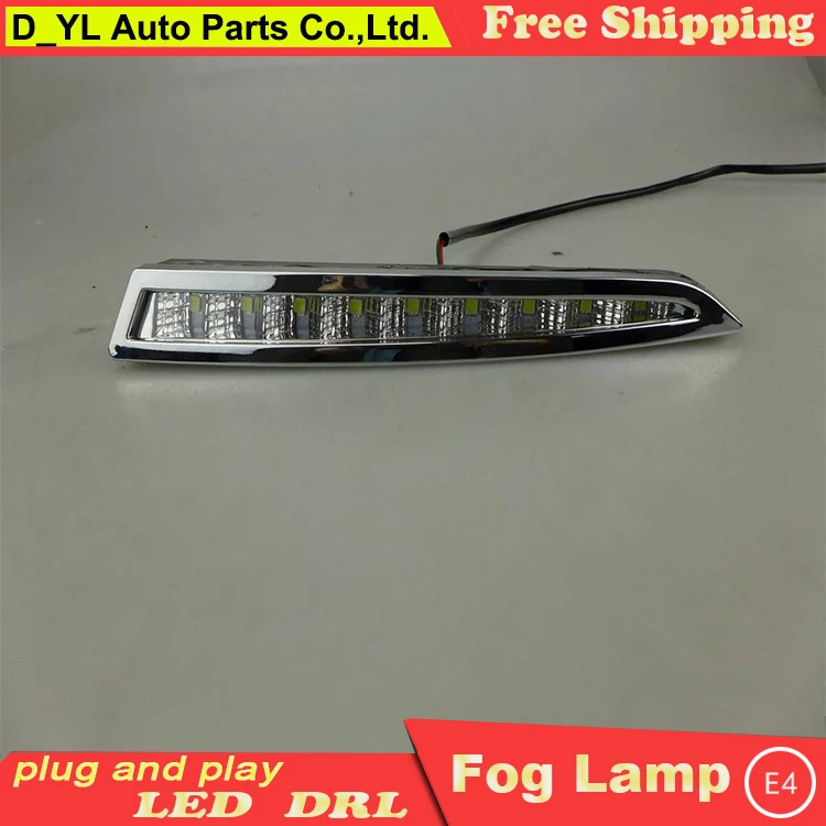D_YL Тюнинг автомобилей для Ford kuga 2013 2014 светодиодный DRL Противотуманные фары