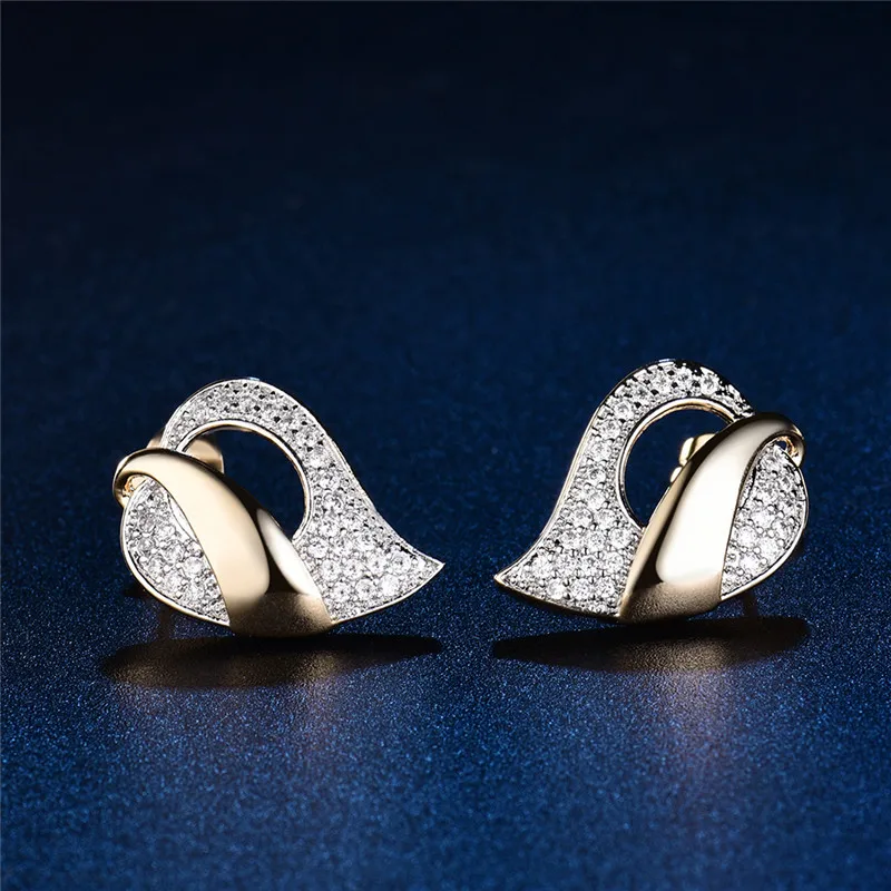 Набор ювелирных изделий BUDONG Ensemble Bijoux золотое ожерелье с кубическим цирконием