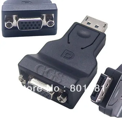 KUYiA DisPlayPort DP Male to VGA Женский конвертер адаптер для Mac Macbook PC ноутбука|dp dp|displayport