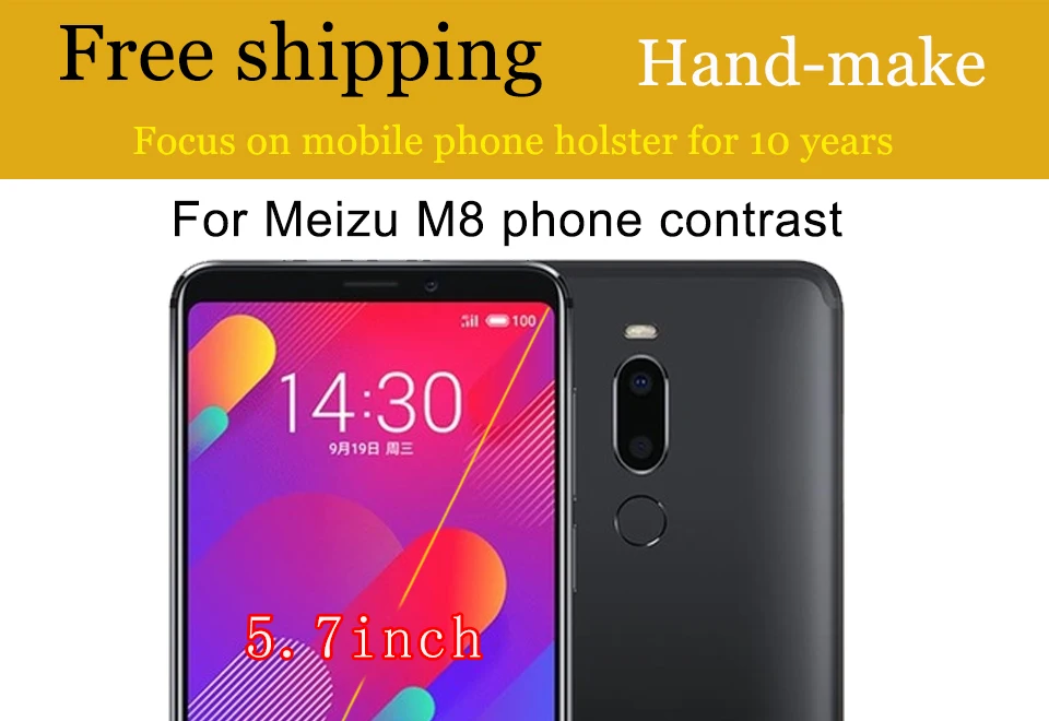 Роскошный кожаный магнитный флип-чехол RYKKZ для Meizu M8 5,7 '', чехол-подставка для мобильного телефона Meizu X8 M15 Lite, кожаный чехол для телефона