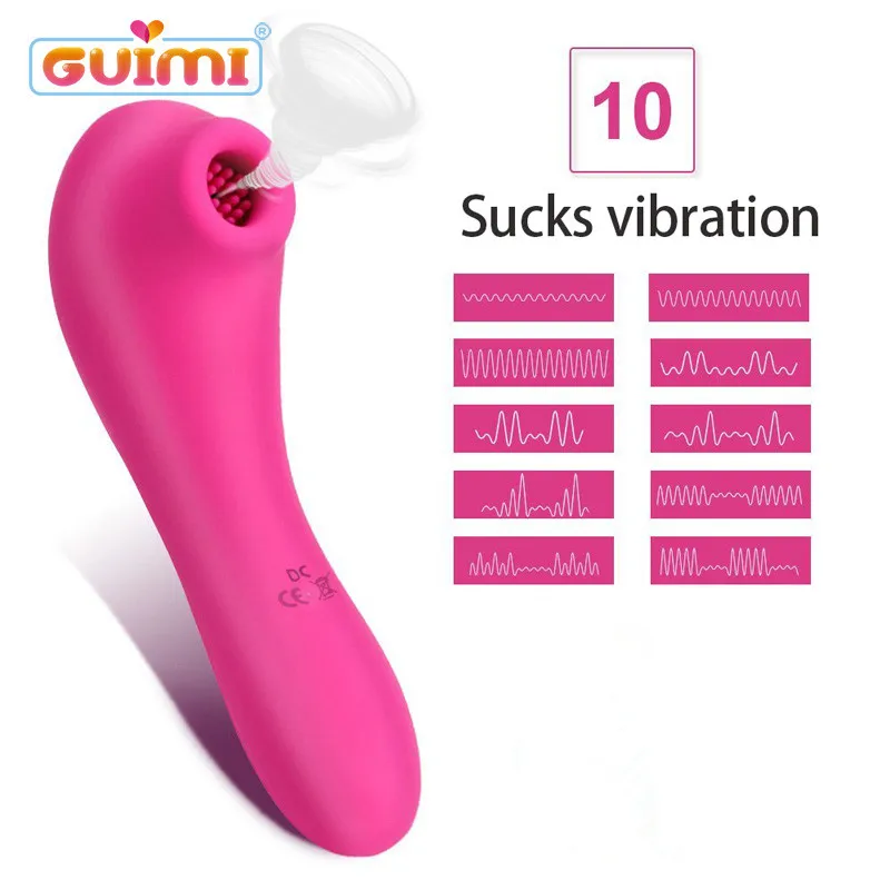 GUIMI оральный секс лизать вибратор тренажер влагалища сосание машина клитора