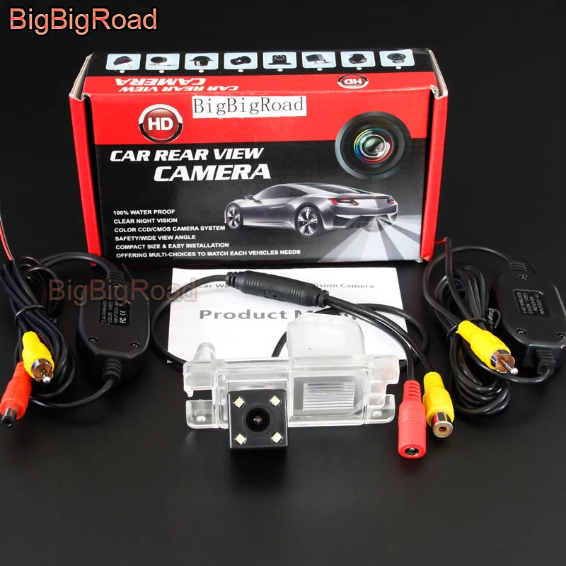 BigBigRoad For Mitsubishi Triton L200 Hunter Sportero Strada MK4 2005-2015 MK3 1995-2006 Car Rear View Backup Parking CCD Camera |