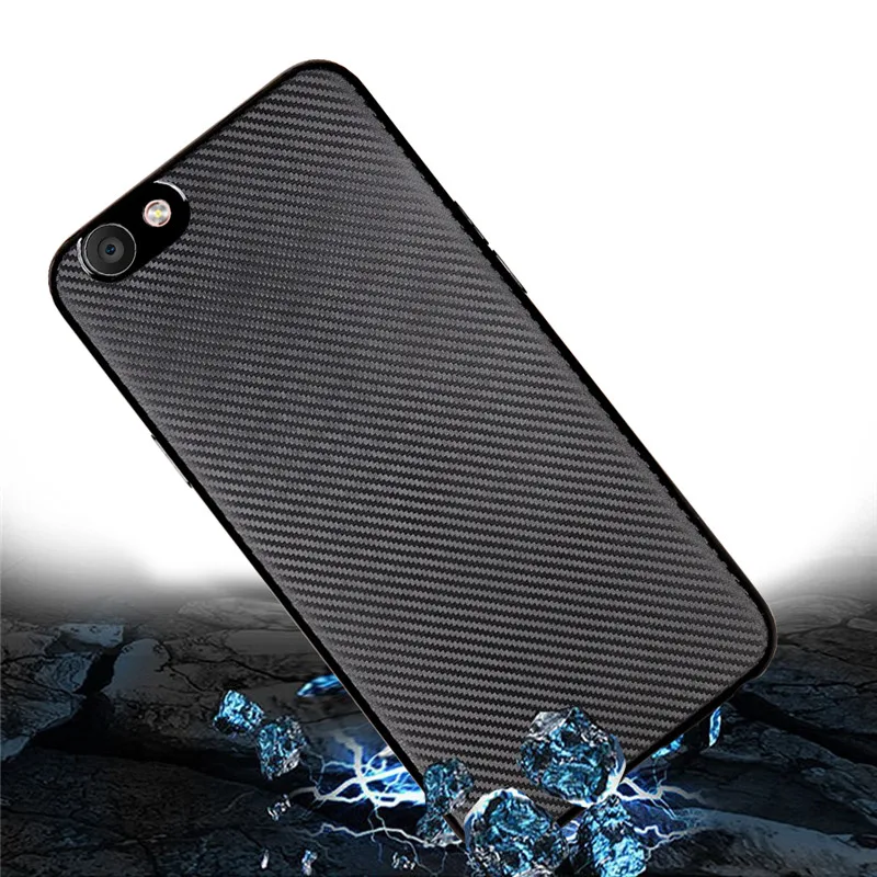 Новый! Мягкий чехол для телефона OPPO R9/R9 Plus/R9s/R9s Plus/Neo 5/Neo 7/Neo 9 углеродное волокно