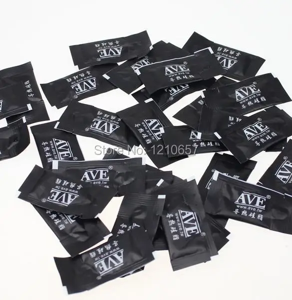 200 шт./лот Серый Радиатор мини составная Тепловая паста смазка для ПК CPU VGA|paste