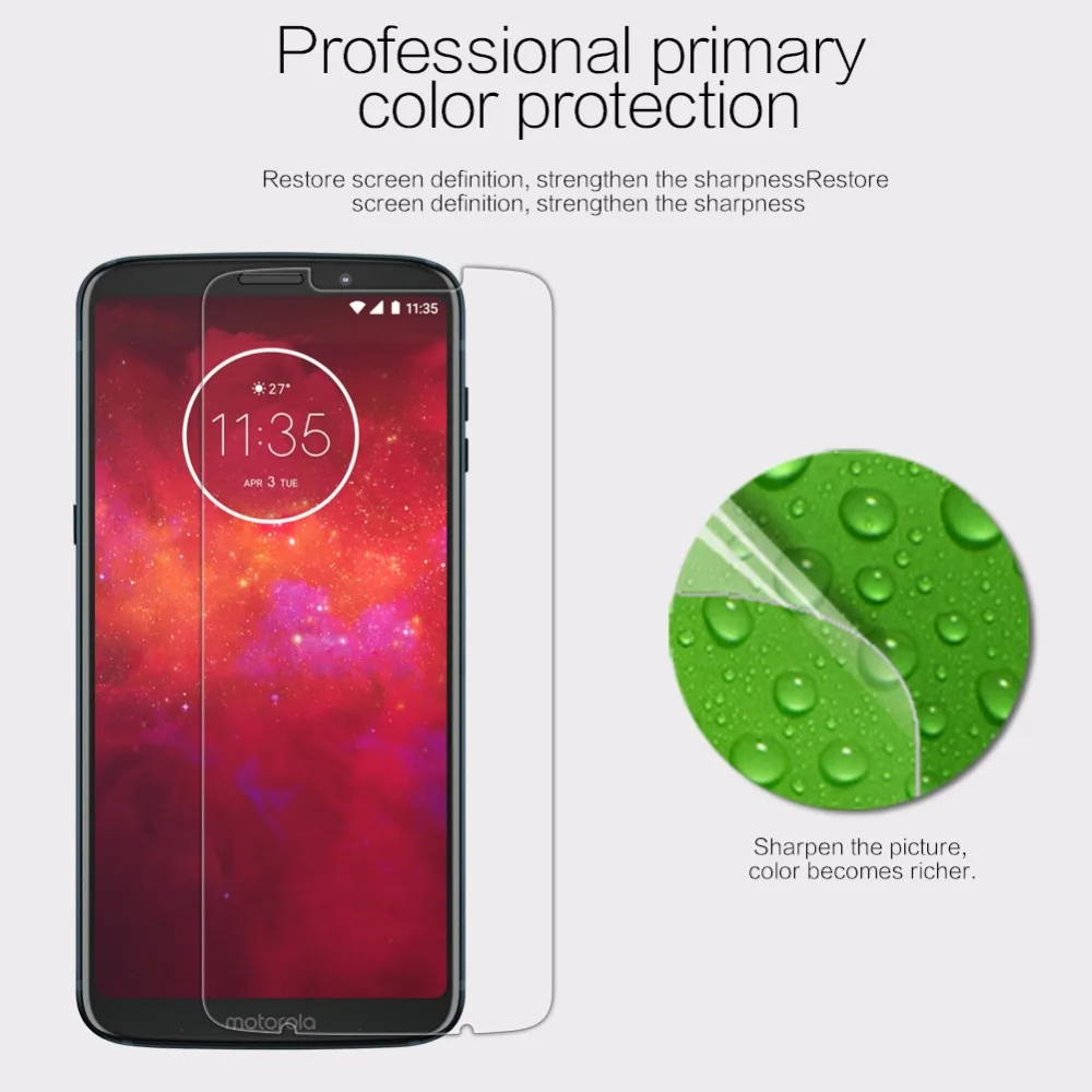 2 шт./лот Защитная пленка для экрана Motorola Moto Z3 NILLKIN Антибликовая матовая или