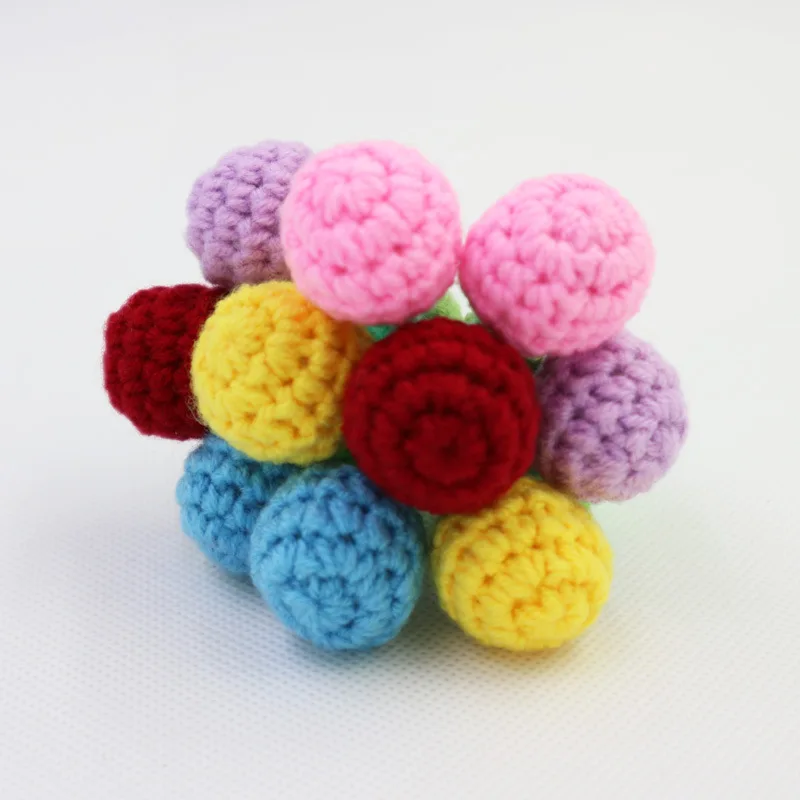 Wholesale(50 pieces/lots) Handmade DIY Knitting Craft Cotton Yarn Cherries Design for Clothing Sweater Decoration Accessories | Дом и сад