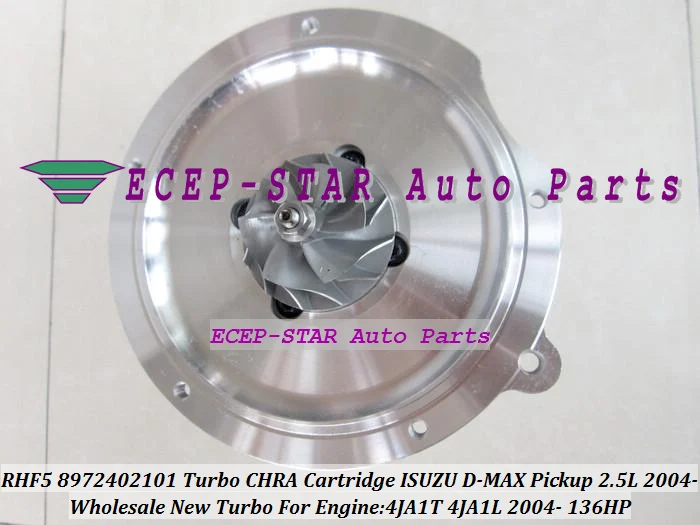Турбокомпрессор RHF5 8972402101 8973295881 8971856452 Turbo CHRA для ISUZU D-MAX Pickup 2004- 4JA1 2.5L 4JA1T 4JA1L 136HP |
