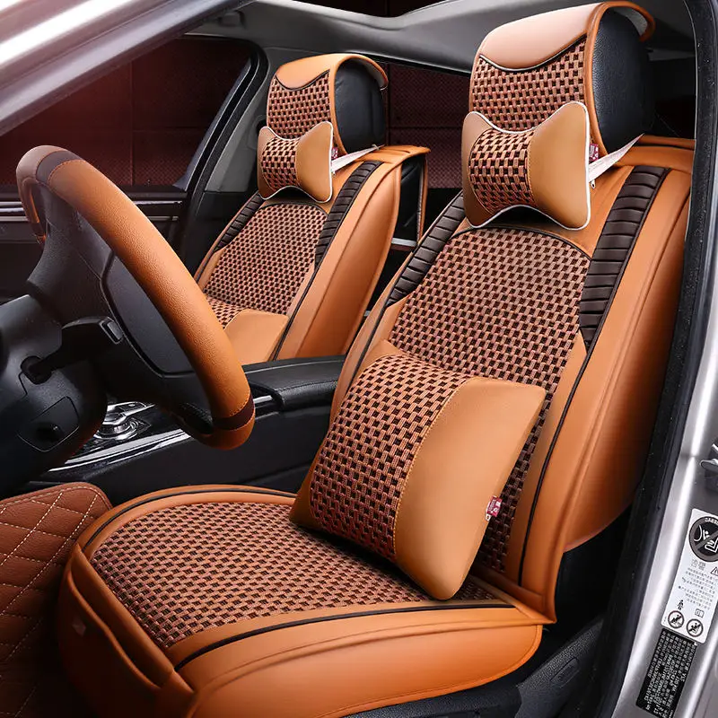 

Four Seasons soft lukewarm PU General Car Seat Cushions Car Styling Car Seat Cover For BMW Audi Toyota Honda Ford All Sedan