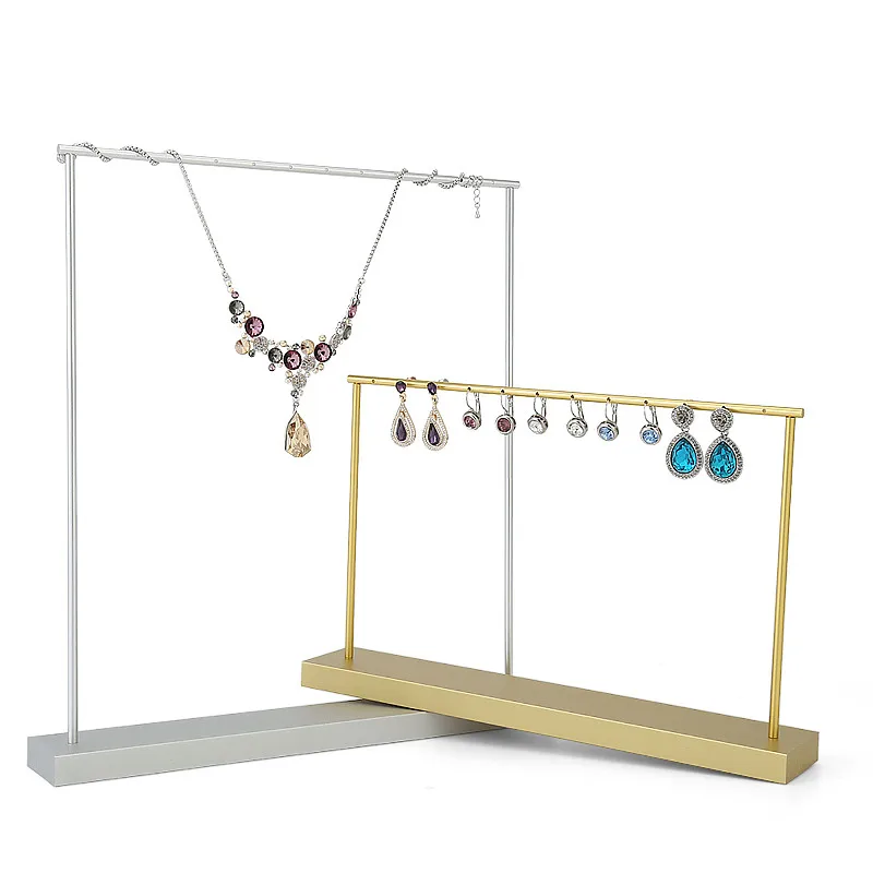 Metal 3 Colors Chain Pendant Display Holder Jewelry Stand Earrings Shelf | Украшения и аксессуары