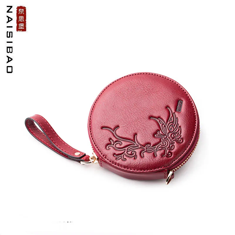 NAISIBAO 2020 новый кошелек из натуральной кожи женский кожаный маленькая