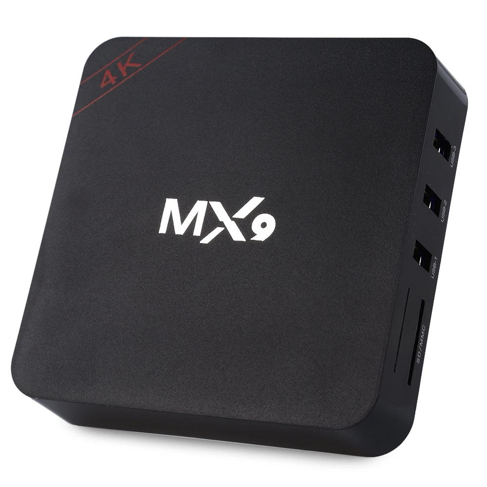 MX9 tv Box 1G ram 8G rom Android 6 0 RK3229 четырехъядерный 2 4G WiFi ТВ Медиаплеер с выходом в
