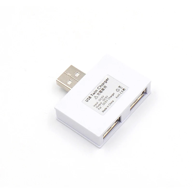 Мини usb-хаб на 2 порта зарядное устройство концентратор адаптер Горячая Мода USB разветвитель для телефона планшета компьютера