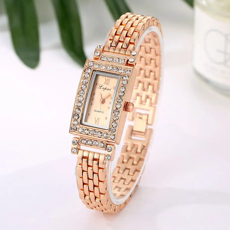 2017 новинки часы женские Наручные Браслет Прямоугольник Кристалл Площади Часы