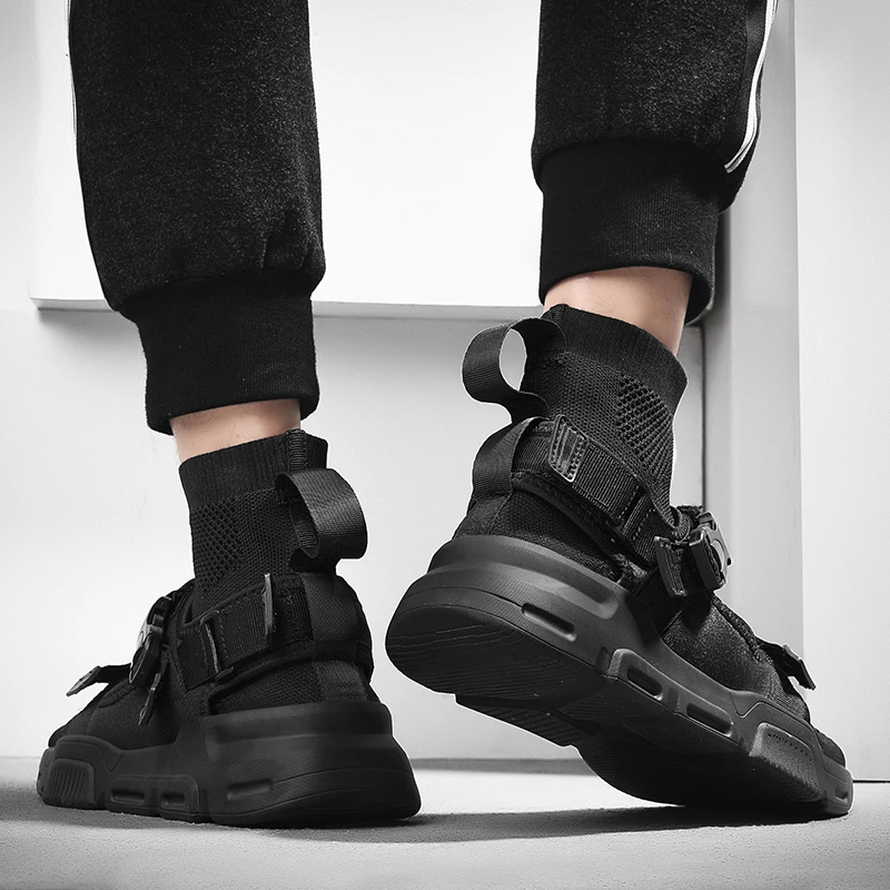 Мужская обувь модные кроссовки Новинка прогулочная на плоской подошве