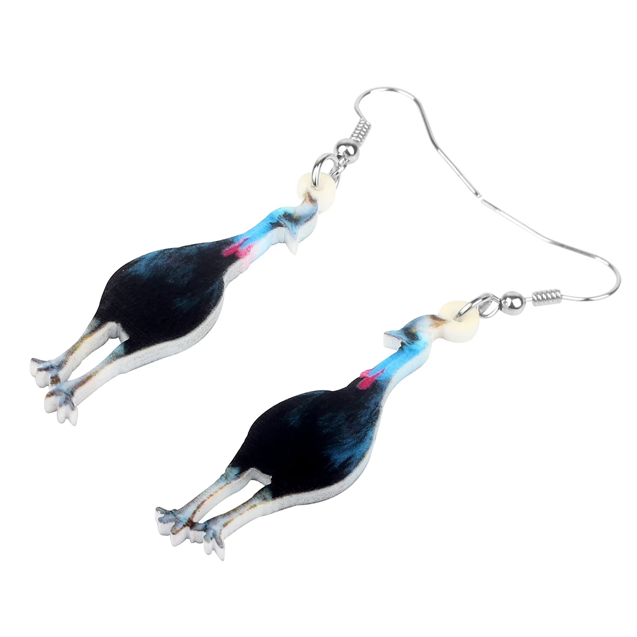 WEVENI акриловые новинка австралийские маниоки серьги в виде птиц свисающие капли