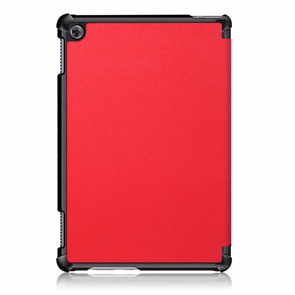 Роспись/однотонные кожаные Magneti Смарт чехол для huawei MediaPad M5 Lite 10 10," BAH2-W09 BAH2-L09 BAH2-W19 принципиально Coque Shell