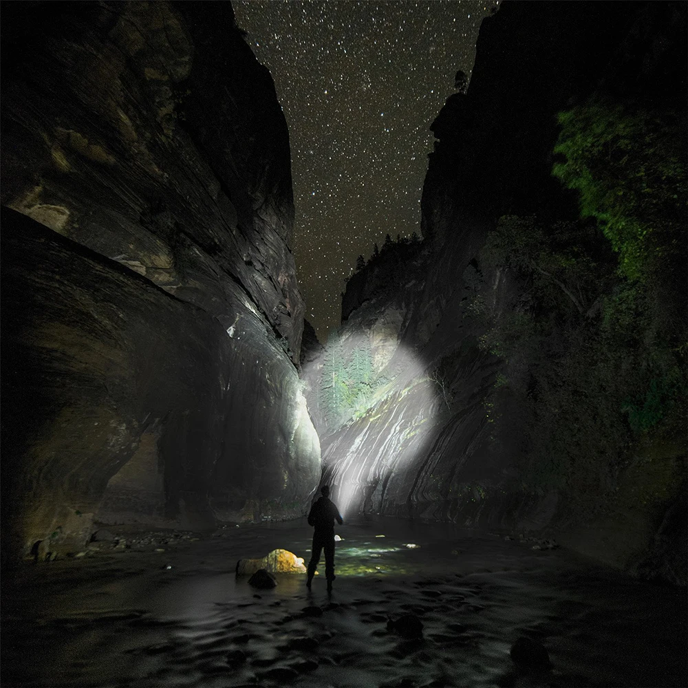 Простой Креативный светодиодный фонарик с цветовой температурой 8000 12000K