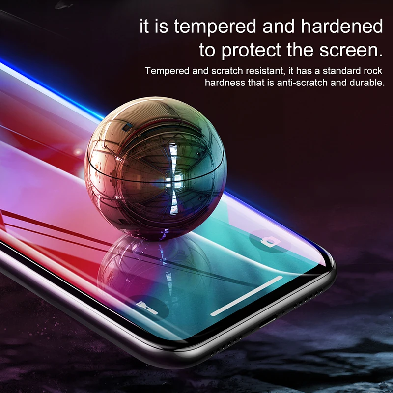 RONICAN 0 23 мм тонкий протектор экрана для iPhone X XS Max XR 2018 стекло 3D закаленное Xs