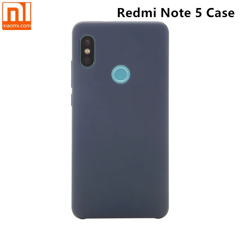 Оригинальный xiaomi redmi note 5 Жесткий Чехол из ПК + Laquer материал микро волокна чехол