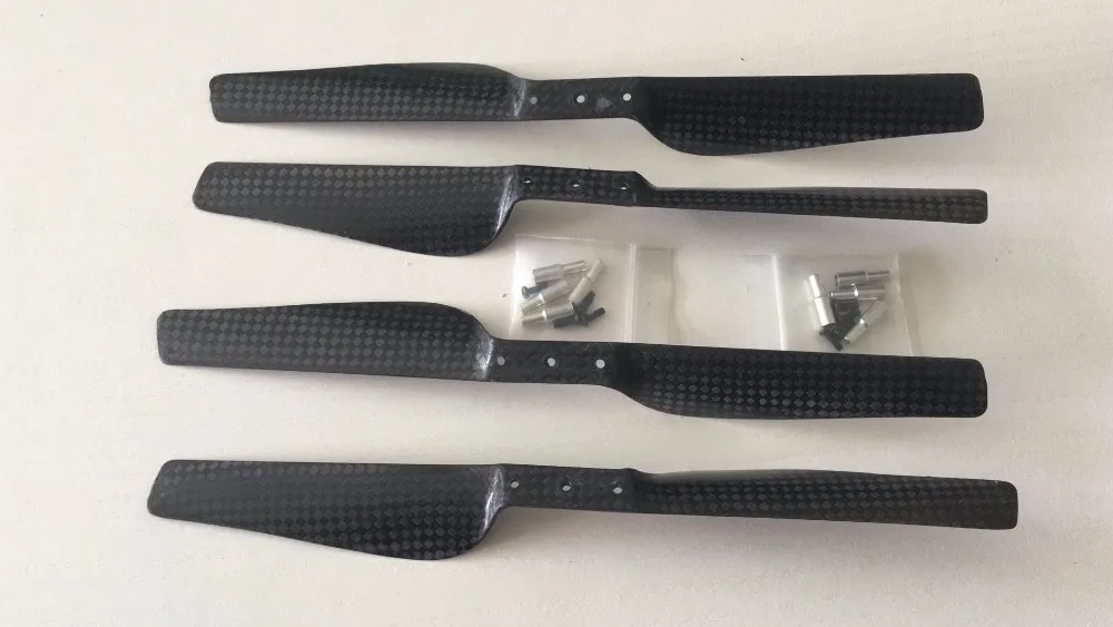 Parrot AR.Drone 1.0 2.0 App-Controlled Quadricopter carbon fiber prop propeller blades set 2 pairs