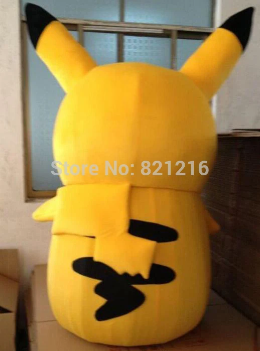 Костюмы для косплея высшего класса роскошный талисман PIKACHU костюм персонажа мультфильма костюмы талисмана маскарадный костюм вечерние платья