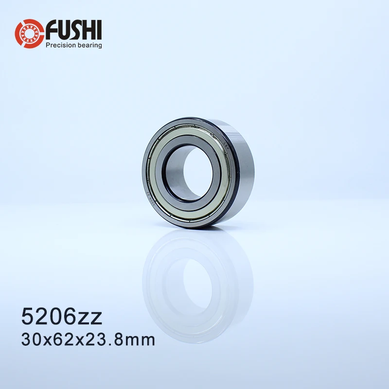 5206 ZZ подшипник 30x62x23,8 мм(1 шт.) осевой двухрядные угловой контакт 5206ZZ 3206 ZZ 3056206 мяч подшипники