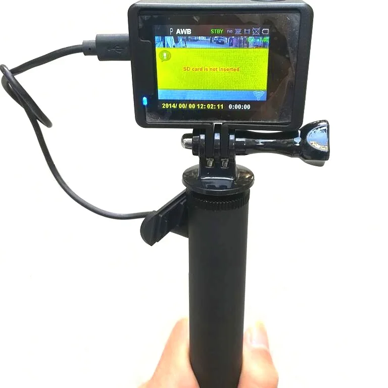 Зарядное устройство для Gopro Hero 3, 4, 5, 6, 7, 8, ручная ручка, батарея для Xiaomi yi 4K Mijia 4K+ SJCAM SJ4000 SJ6 SJ8 S300 eken H9R