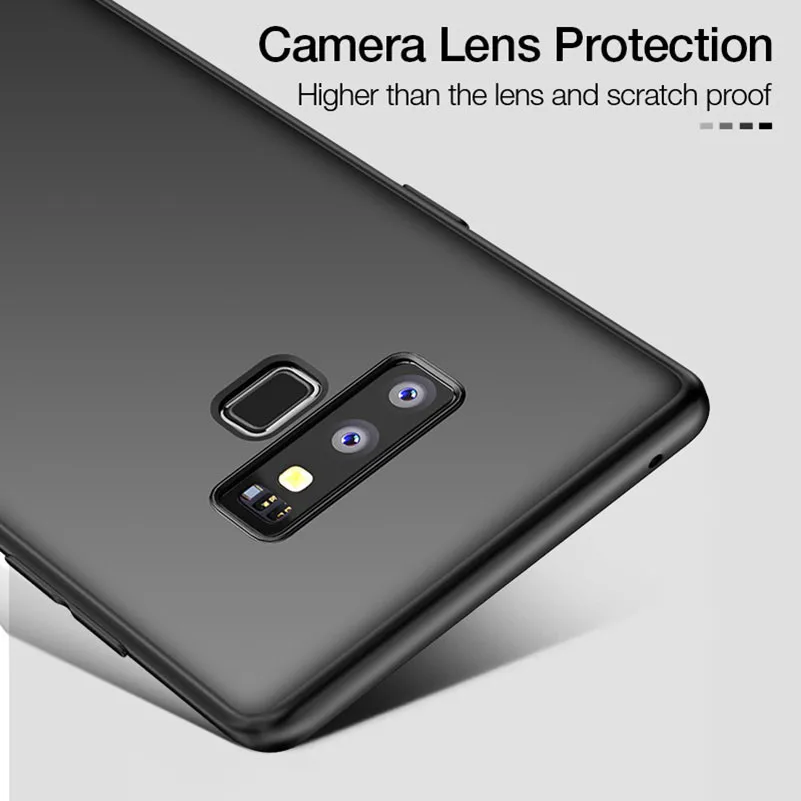 Матовый чехол из тпу для Samsung Galaxy Note9 S9 + с защитой от отпечатков пальцев S8 Plus Note 8 9 S7