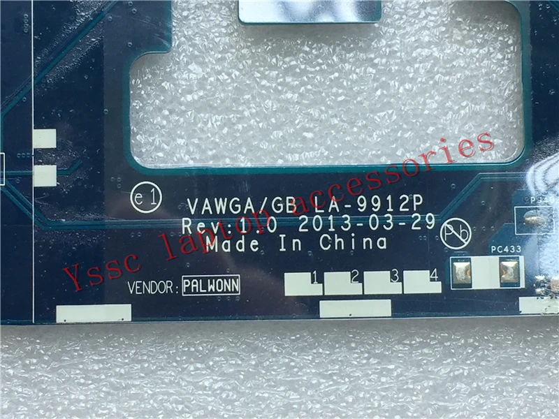 Бесплатная доставка LA 9912P материнская плата для ноутбука Lenovo G505 (для AMD E1 CPU)