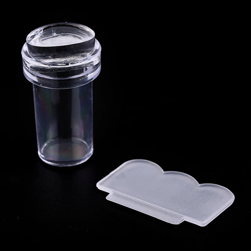 2 шт./компл. прозрачный силиконовый уплотнитель для ногтевого дизайна печать