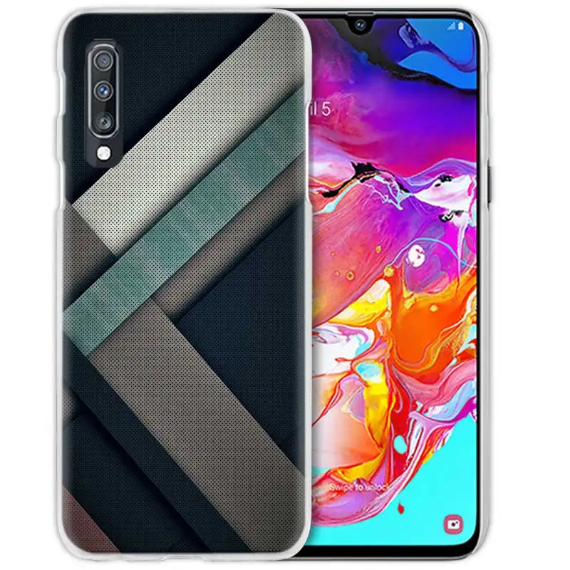 03 Геометрических фигур линии узор чехол для samsung Galaxy M40 A50 A80 A70 A60 A40 A30 A20e A10 J4 J6 плюс J8 Жесткий Чехол для мобильного телефона - Цвет: 03