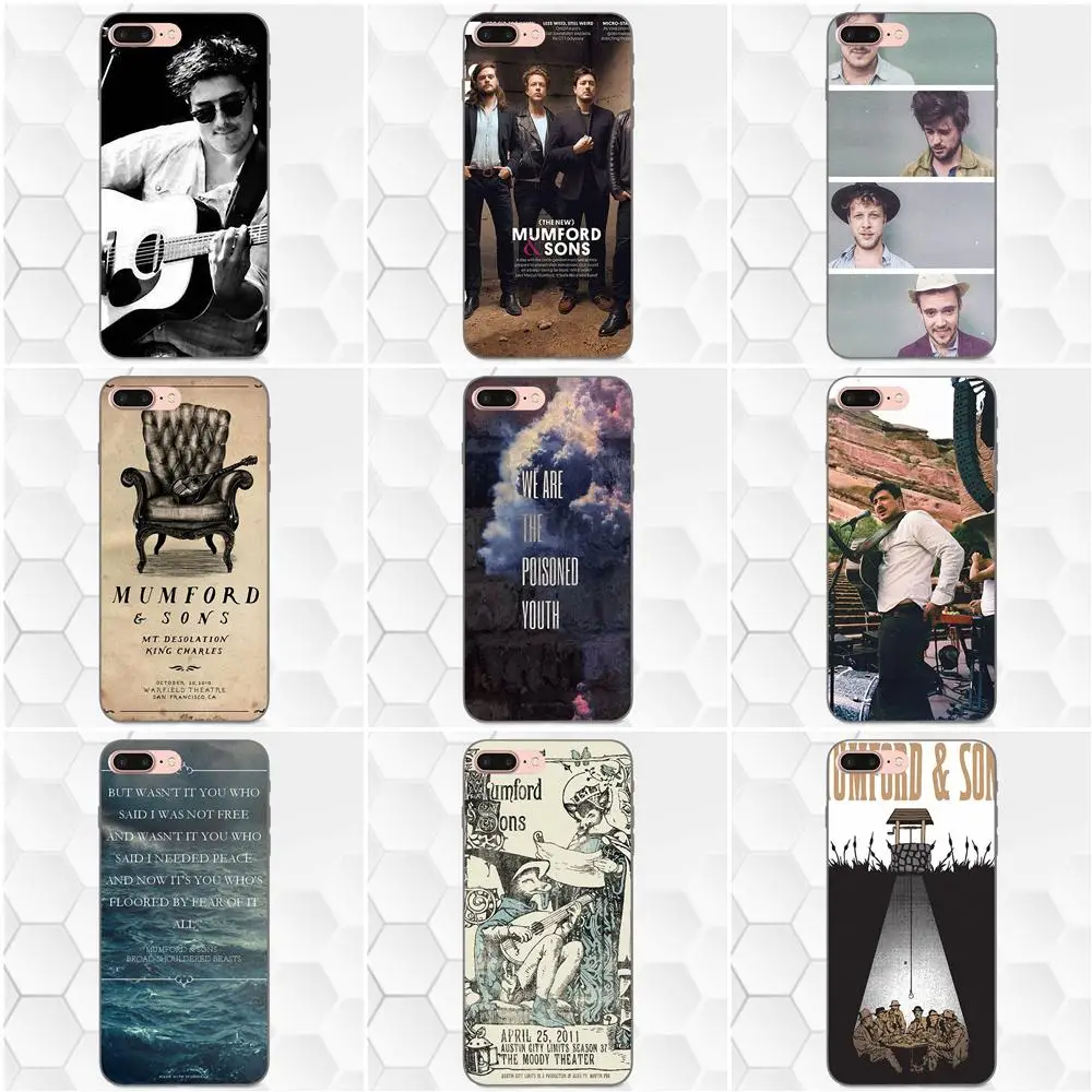 Мягкий для Huawei Honor 5A 6A 6C 7A 7C 7X 8A 8C 8X 9 10 P8 P9 P10 P20 P30 Mini Lite Plus Mumford And Sons Рок Band|Бамперы| |
