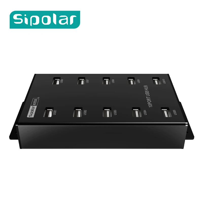 Sipolar 10 портовый промышленный USB концентратор Майнер биткоинов для криптовалюты с