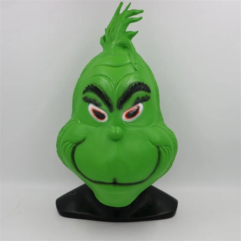 Фильм как Grinch украла Рождество Grinch костюмная Маска Косплей Рождество латексная маска для взрослых Необычные Вечерние реквизит