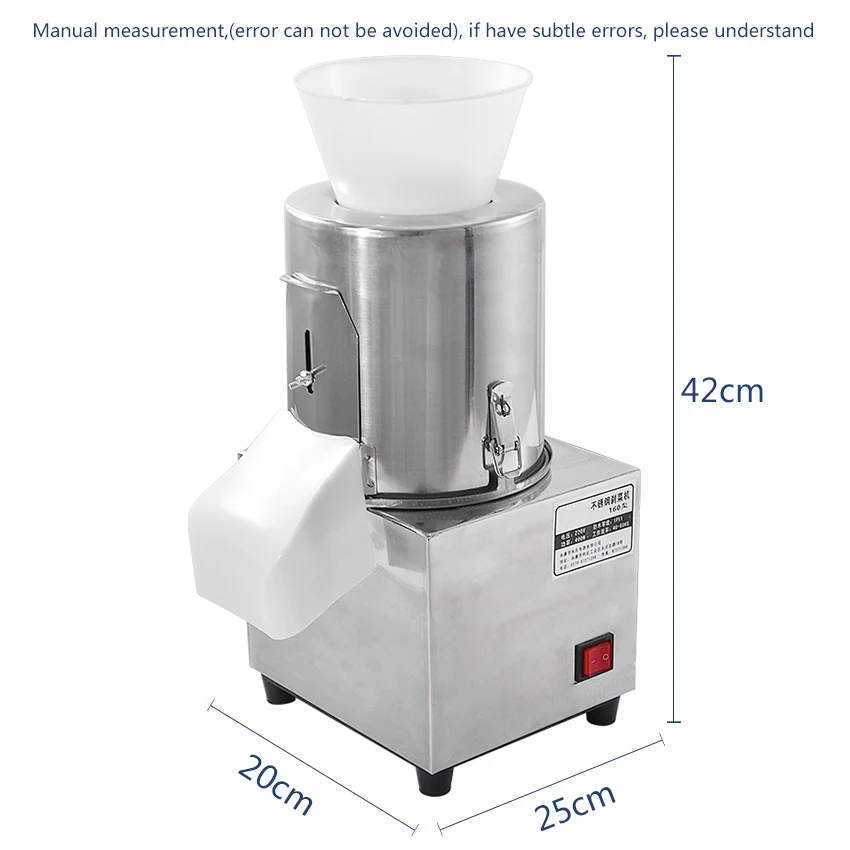 

New SCJ-1 Commercial Household Electric Vegetable Chopping Machine Dumplings Vegetable Stuffing Machine 220V 400W 40-60kg / h