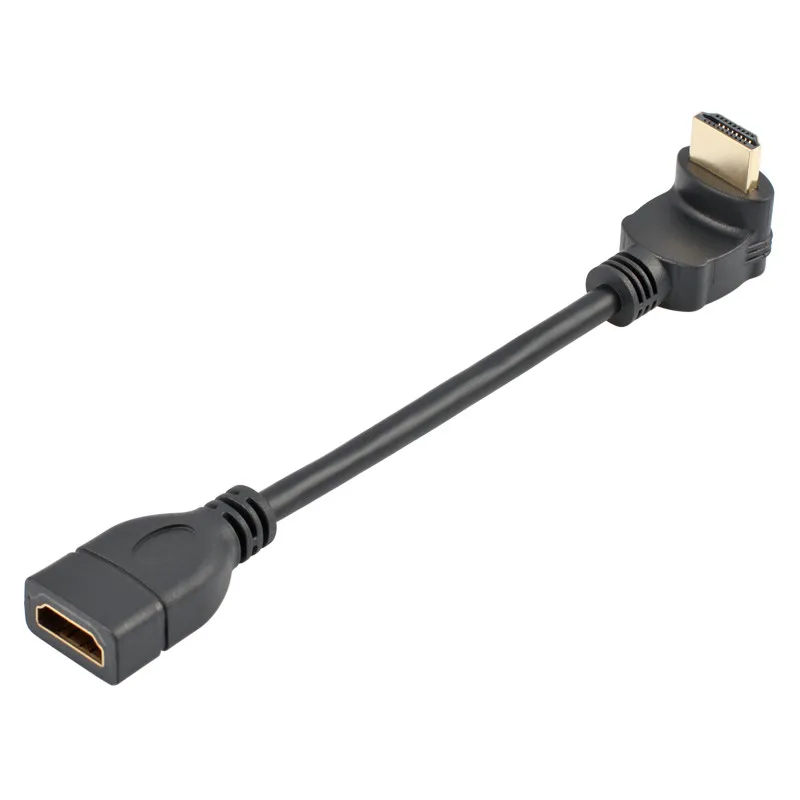 ULT-unite Right Angle 90 Degree HDMI Male to Female Extension Cable 10.2 Gbps Transfer rate Support 4K*2K |