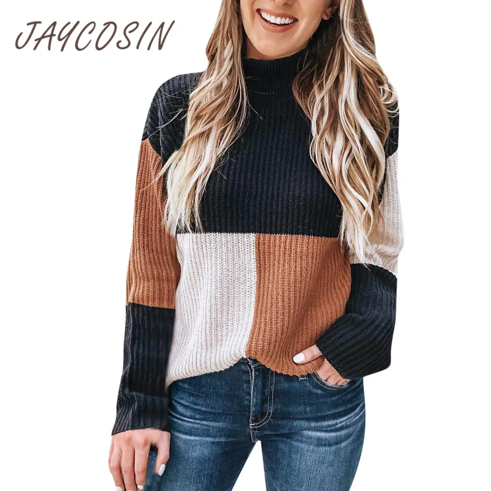 JAYCOSIN Clothes women sweaters and pullovers warm clothes ladies knitted long loose sweater for winter Long Sleeve top | Женская одежда