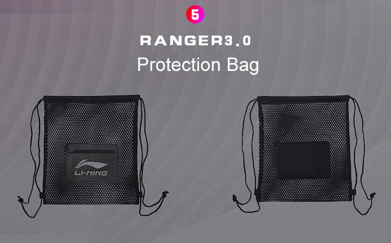 Li-Ning/Мужская обувь RANGER 3,0, профессиональная обувь для бадминтона, ультра-внешний светильник, подкладка из пены, облачная легкая спортивная обувь, кроссовки AYAP001 XYY107