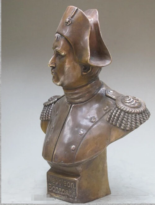 12 &quotЗападная ХУДОЖЕСТВЕННАЯ бронзовая скульптура Наполеон Бонапарт статуя